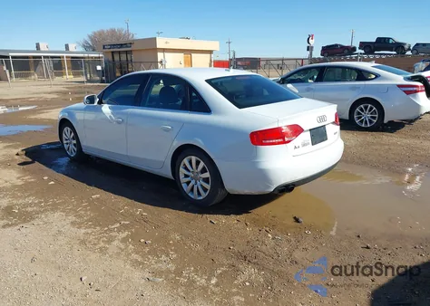 2012 Audi A4 2.0T Premium z USA, uszkodzony, nr VIN WAUAFAFL7CA117807